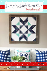 Jumping Jack Barn Star Quilt Pattern - PDF